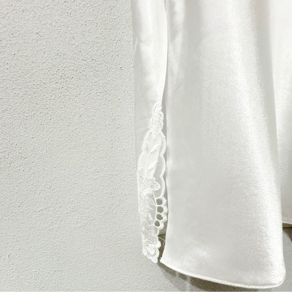 Marks & Spencer White Lace Trim Full Midi Slip Size 8 - Picture 10 of 16